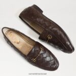 נשים הַנעָלָה Sam Edelman לוריין ארוג ביט שוקולד מריר 4XL22X516 - Image 7