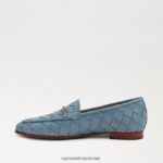נשים הַנעָלָה Sam Edelman לוריין ארוג ביט שמי אספן 4XL22X514 - Image 4