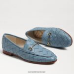 נשים הַנעָלָה Sam Edelman לוריין ארוג ביט שמי אספן 4XL22X514 - Image 7