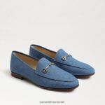 נשים הַנעָלָה Sam Edelman לוריין ביט לופר אינדיגו מכובס 4XL22X38