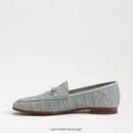 נשים הַנעָלָה Sam Edelman לוריין ביט לופר כחול גאות 4XL22X51 - Image 4