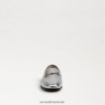נשים הַנעָלָה Sam Edelman לוריין ביט לופר כסף רך 4XL22X52 - Image 3