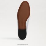 נשים הַנעָלָה Sam Edelman לוריין ביט לופר כסף רך 4XL22X52 - Image 6