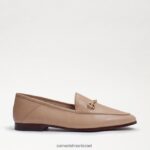 נשים הַנעָלָה Sam Edelman לוריין ביט לופר עור בז' רך 4XL22X44 - Image 2