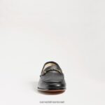נשים הַנעָלָה Sam Edelman לוריין ביט לופר עור שחור 4XL22X42 - Image 3