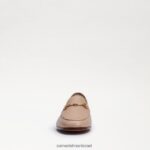 נשים הַנעָלָה Sam Edelman לוריין ביט לופר עור בז' רך 4XL22X44 - Image 3