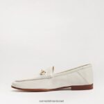 נשים הַנעָלָה Sam Edelman לוריין ביט לופר עור לבן 4XL22X43 - Image 4