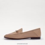 נשים הַנעָלָה Sam Edelman לוריין ביט לופר עור בז' רך 4XL22X44 - Image 4