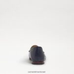 נשים הַנעָלָה Sam Edelman לוריין ביט לופר עור הצי הבלטי 4XL22X46 - Image 5