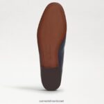 נשים הַנעָלָה Sam Edelman לוריין ביט לופר עור הצי הבלטי 4XL22X46 - Image 6