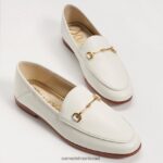 נשים הַנעָלָה Sam Edelman לוריין ביט לופר עור לבן 4XL22X43 - Image 7