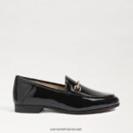 נשים הַנעָלָה Sam Edelman לוריין ביט לופר פטנט שחור 4XL22X56 - Image 2
