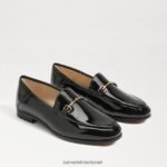 נשים הַנעָלָה Sam Edelman לוריין ביט לופר פטנט שחור 4XL22X56