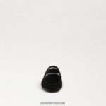 נשים הַנעָלָה Sam Edelman לוריין ביט לופר קטיפה שחורה 4XL22X36 - Image 3