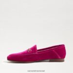 נשים הַנעָלָה Sam Edelman לוריין ביט לופר קטיפה פטל 4XL22X35 - Image 4