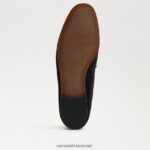 נשים הַנעָלָה Sam Edelman לוריין ביט לופר קטיפה שחורה 4XL22X36 - Image 6