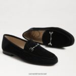 נשים הַנעָלָה Sam Edelman לוריין ביט לופר קטיפה שחורה 4XL22X36 - Image 7