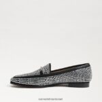 נשים הַנעָלָה Sam Edelman לוריין גליץ לוופר גליץ שחור 4XL22X718 - Image 4