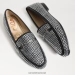 נשים הַנעָלָה Sam Edelman לוריין גליץ לוופר גליץ שחור 4XL22X718 - Image 7