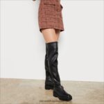 נשים הַנעָלָה Sam Edelman לידיה מעל מגף הברך עור שחור 4XL22X879 - Image 8