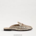 נשים הַנעָלָה Sam Edelman ליני נשך פרד זהב ענבר 4XL22X82 - Image 2