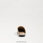 נשים הַנעָלָה Sam Edelman ליני נשך פרד זהב ענבר 4XL22X82 - Image 5