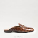נשים הַנעָלָה Sam Edelman ליני נשך פרד חום כהה 4XL22X72 - Image 2