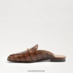 נשים הַנעָלָה Sam Edelman ליני נשך פרד חום כהה 4XL22X72 - Image 4