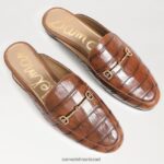 נשים הַנעָלָה Sam Edelman ליני נשך פרד חום כהה 4XL22X72 - Image 7