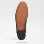 נשים הַנעָלָה Sam Edelman ליני נשך פרד עור שחור 4XL22X79 - Image 6