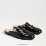 נשים הַנעָלָה Sam Edelman ליני נשך פרד פטנט שחור 4XL22X84