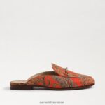 נשים הַנעָלָה Sam Edelman ליני נשך פרד פרג כתום 4XL22X77 - Image 2