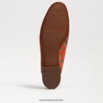 נשים הַנעָלָה Sam Edelman ליני נשך פרד פרג כתום 4XL22X77 - Image 6