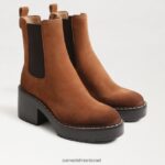 נשים הַנעָלָה Sam Edelman מגף אנדרסון צ'לסי גבול חום 4XL22X756