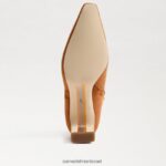 נשים הַנעָלָה Sam Edelman מגף בגובה הברך של סילביה גבול חום 4XL22X748 - Image 6