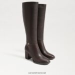 נשים הַנעָלָה Sam Edelman מגף בגובה של Elsy חום סייבל 4XL22X795
