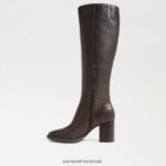 נשים הַנעָלָה Sam Edelman מגף בגובה של Elsy חום סייבל 4XL22X795 - Image 4