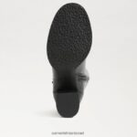 נשים הַנעָלָה Sam Edelman מגף בגובה של Elsy עור שחור 4XL22X798 - Image 6