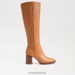 נשים הַנעָלָה Sam Edelman מגף בגובה של Elsy קַרַמֵל 4XL22X796 - Image 2