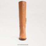 נשים הַנעָלָה Sam Edelman מגף בגובה של Elsy קַרַמֵל 4XL22X796 - Image 3
