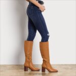 נשים הַנעָלָה Sam Edelman מגף בגובה של Elsy קַרַמֵל 4XL22X796 - Image 8