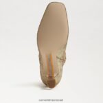 נשים הַנעָלָה Sam Edelman מגף גבוה ברכיים מכרה זהב 4XL22X822 - Image 6