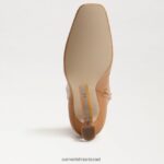 נשים הַנעָלָה Sam Edelman מגף גבוה ברכיים קַרַמֵל 4XL22X824 - Image 6
