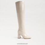 נשים הַנעָלָה Sam Edelman מגף גבוה של cosette צ'אי לאטה 4XL22X747 - Image 2