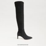 נשים הַנעָלָה Sam Edelman מגף גבוה של אורסולה זמש שחור 4XL22X744 - Image 2