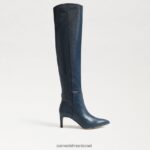 נשים הַנעָלָה Sam Edelman מגף גבוה של אורסולה צי האוקיינוס ​​השקט 4XL22X743 - Image 2