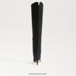 נשים הַנעָלָה Sam Edelman מגף גבוה של אורסולה זמש שחור 4XL22X744 - Image 5