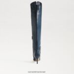 נשים הַנעָלָה Sam Edelman מגף גבוה של אורסולה צי האוקיינוס ​​השקט 4XL22X743 - Image 5