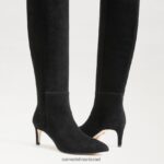 נשים הַנעָלָה Sam Edelman מגף גבוה של אורסולה זמש שחור 4XL22X744 - Image 7