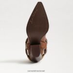 נשים הַנעָלָה Sam Edelman מגף ג'קי ווסטרן ערמון קלוי 4XL22X835 - Image 6